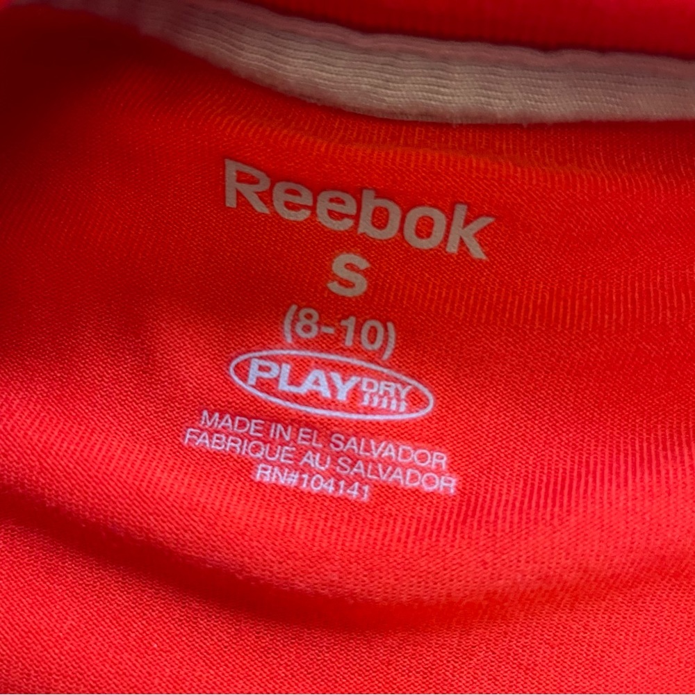 4/$13 Boys Red Reebok Shirt - Small - Picture 2 of 3
